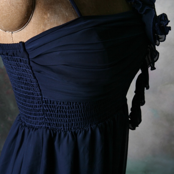 Jodi Kristopher Dress Navy Size Small - Picture 5 of 8